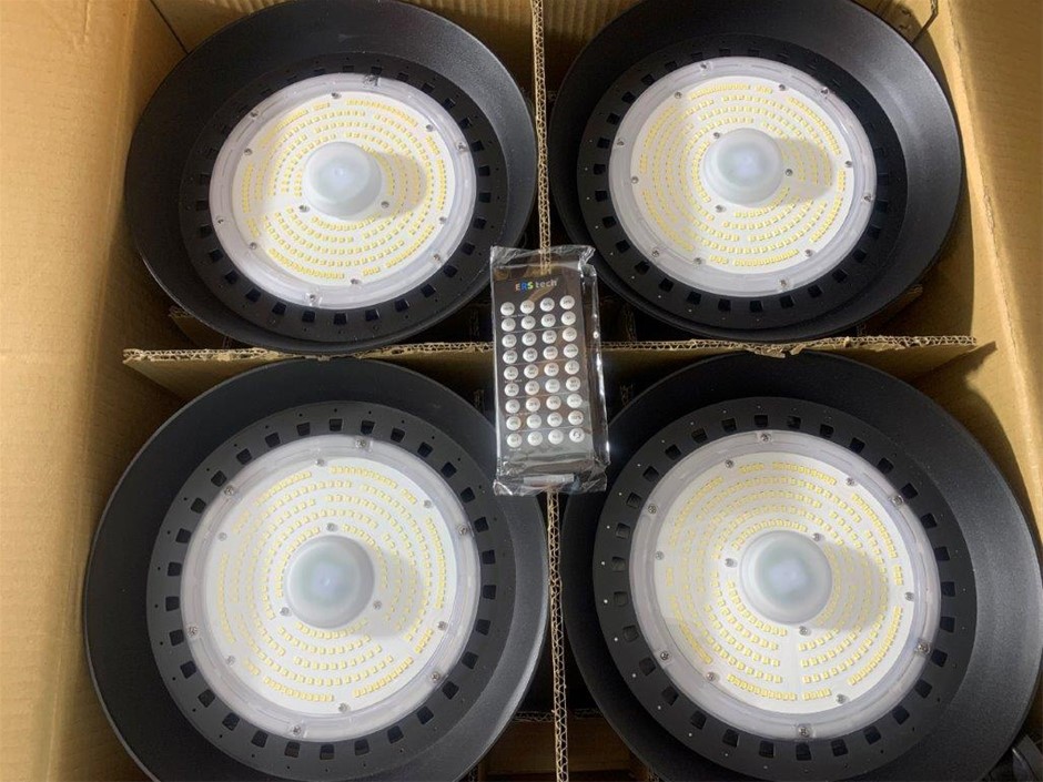 New in Box ERS Tech LED High Bay Lights with Remote