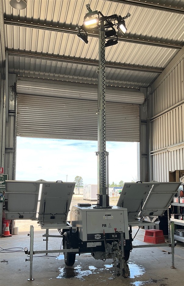 2018 SMC TL55 Lighting Tower - 240w - LED Solar - Chinchilla