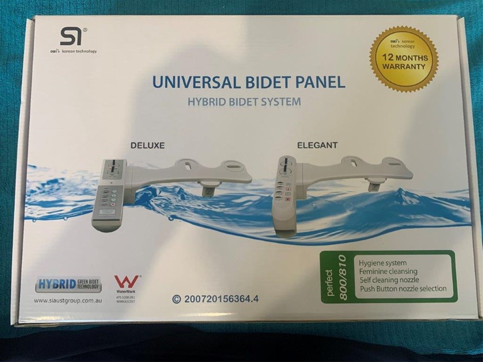 New in Box Universal Bidet Panel