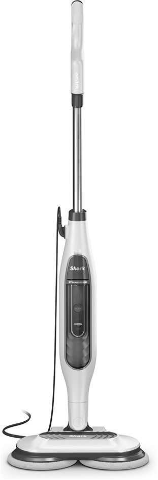 SHARK Steam & Scrub Mop, White. NB: minor use.