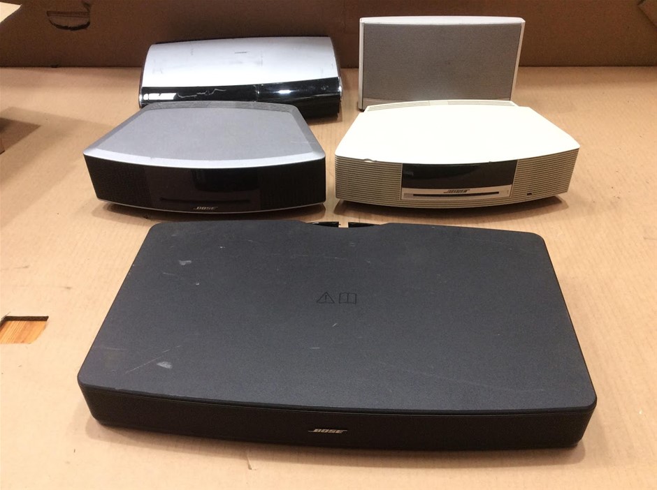 Bose Wave Music Systems And Speaker Systems (Lot of 5)