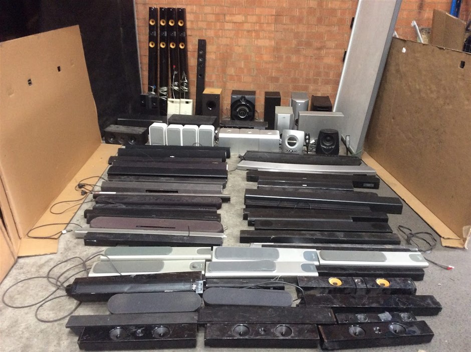 Mixed Brand Soundbars And Speaker Systems