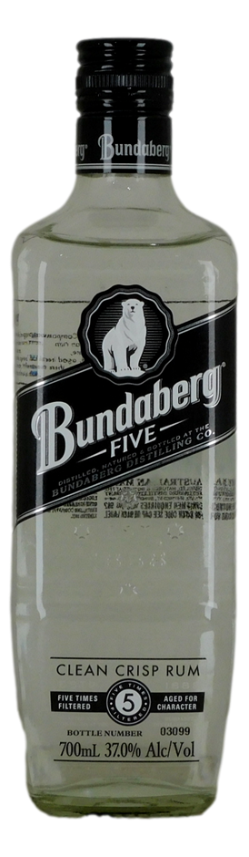 Bundaberg Rum Five (Filtered 5 Times) 2011 (1x 700mL), QLD.
