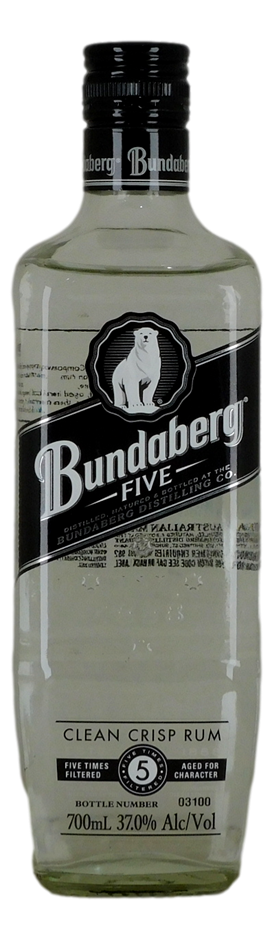 Bundaberg Rum Five (Filtered 5 Times)  2011 (1x 700mL), QLD.