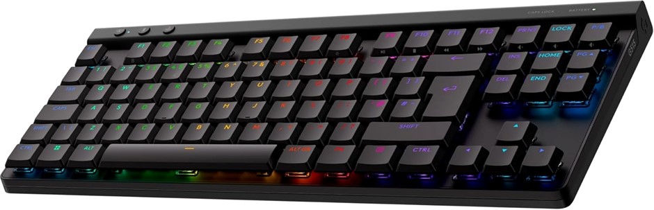 Logitech G G515 Lightspeed TKL Wireless Gaming Keyboard, Black. NB: Minor u