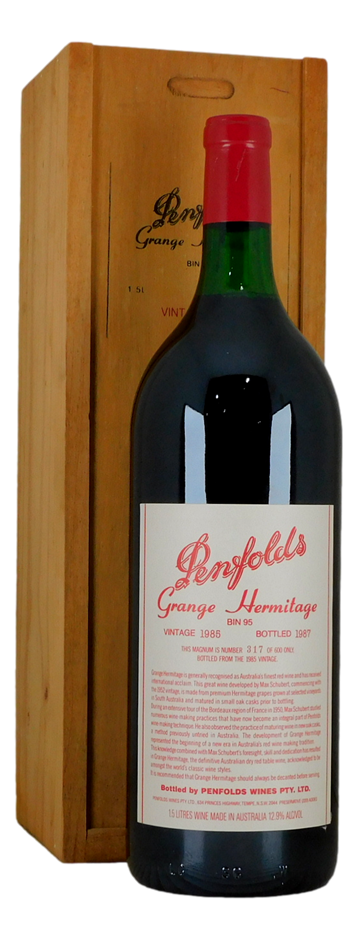Penfolds Bin 95 Grange Hermitage 1985 (1x 1.5L Magnum) SA.