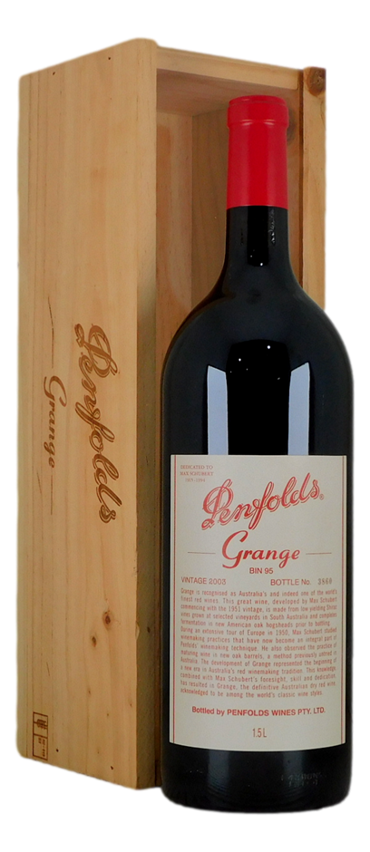 Penfolds Bin 95 Grange 2003 (1x 1.5L Magnum)SA.