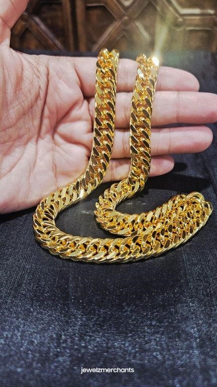 18K/ITALY Yellow Gold Filled Chain (stamped 18K/ITALY)-55cm-Bonus Gift