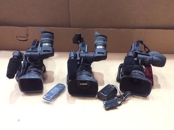 Canon XLH1 High Definition Camcorders (Lot of 3)