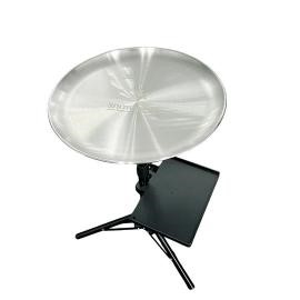Outdoor Portable Folding Table with Shelf