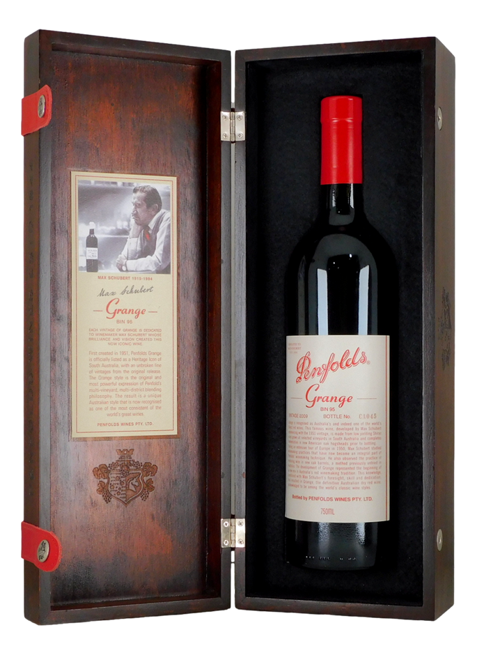 Penfolds Bin 95 Grange 2009 (1 x 750mL), SA. Cork