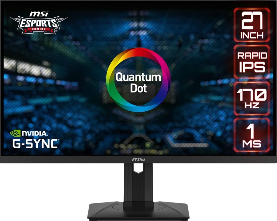 MSI G274QPF-QD, WQHD, 2560 X 1440, 170 Hz, 1 ms, 27 Inch Gaming Monitor. B