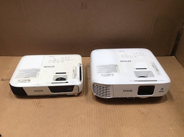 Epson EB-X36&EB-2247U LCD Projectors (Lot of 2)