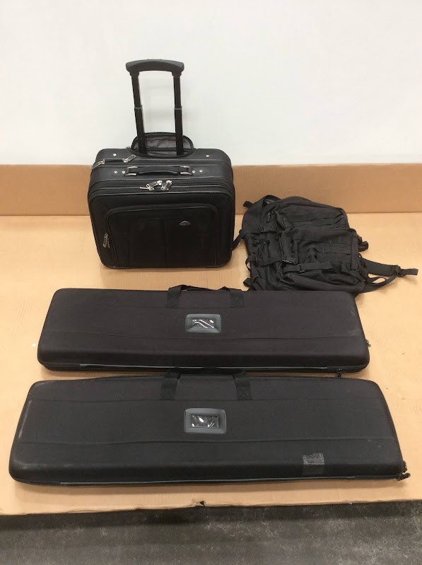 Samsonite Trolley Bag Mixed Brand and Model Backpack/Bags (Lot of 4)
