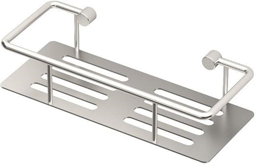 Gatco 1433 Elegant Shower Shelf, 10", Satin Nickel