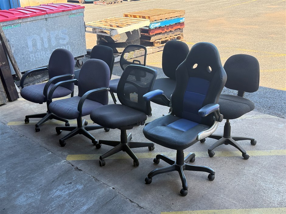 <p>9 x Chairs (Assorted) </p>