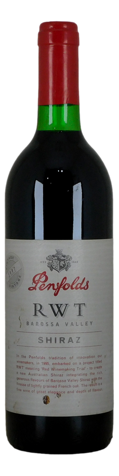 Penfolds `RWT` Shiraz 1997 (1x 750mL), Barossa, SA.