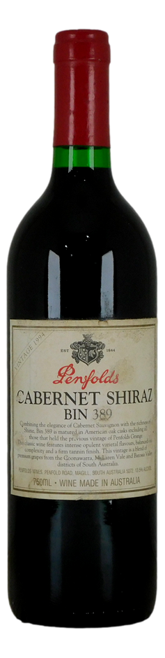 Penfolds Bin 389 Cabernet Shiraz 1994 (1x 750mL), SA.