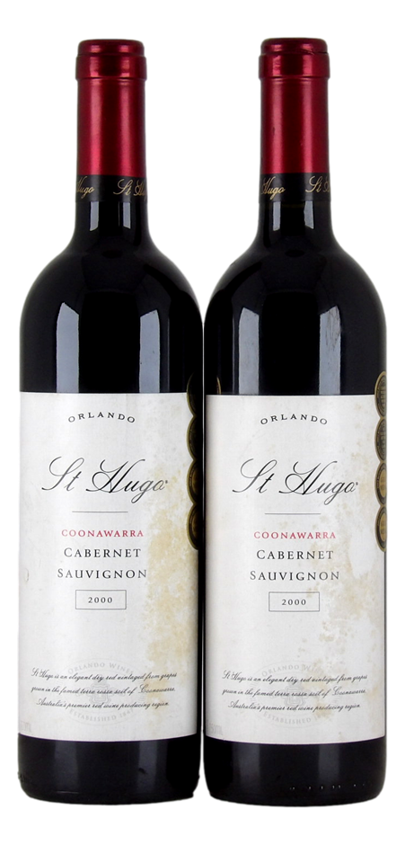 Orlando St Hugo Cabernet Sauvignon 2000 (2x 750mL) Coonawarra