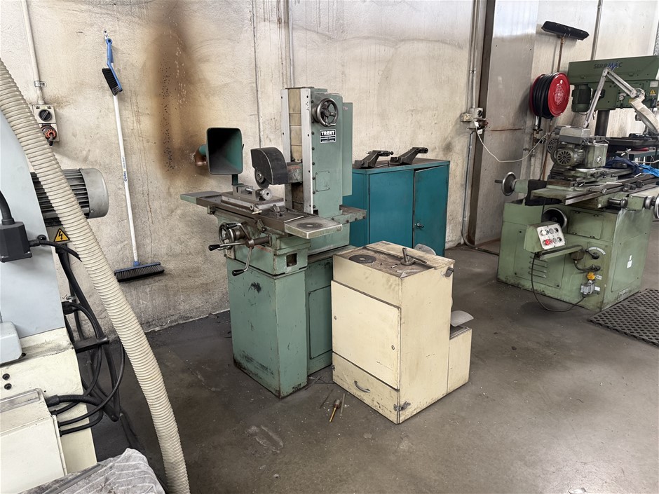 Trent Surface Grinder with DCE Dust Extractor