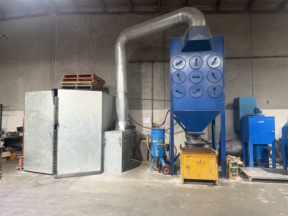 Sand Blasting Booth & System Comprising of