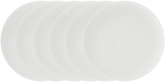 MAXWELL & WILLIAMS White Basics Diamonds Dinner Plate, 27 cm (Pack of 6).