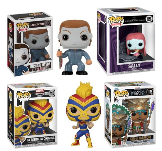 4 x FUNKO POP! Including Marvel: Black Panther - Wakanda Forever, Marvel: L