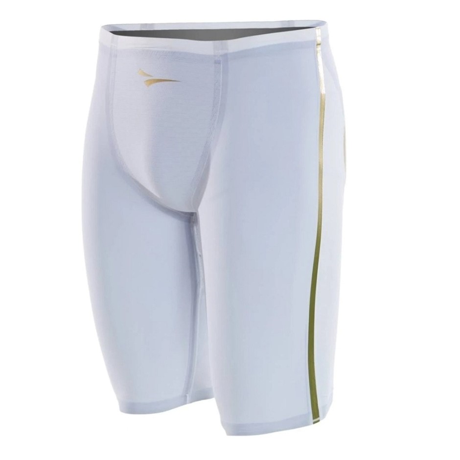 FINIS 1.10.125.100.22 Rival Jammer Elite Technical Racing Suit, White, 22.