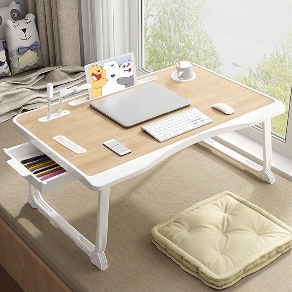 MUMOO BEAR  Laptop Bed Table, Laptop Desk for Bed, Foldable Laptop Bed Desk