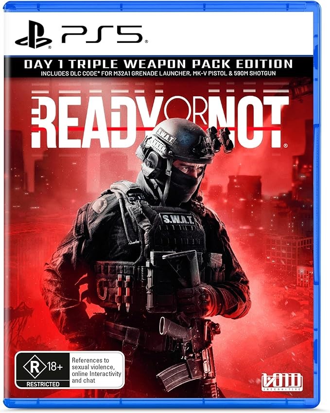 Ready or Not - PlayStation 5. NB: damaged packaging.