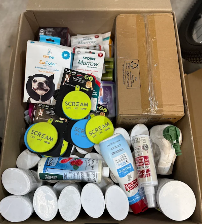 Mixed pet supplies bundle – perfect for dog, cat, bird & fish owners! Inclu