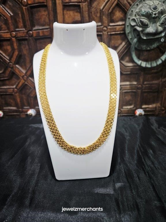 18K/Italy Stamped Yellow Gold Filled Chain-50CM-10MM-Bonus Gift