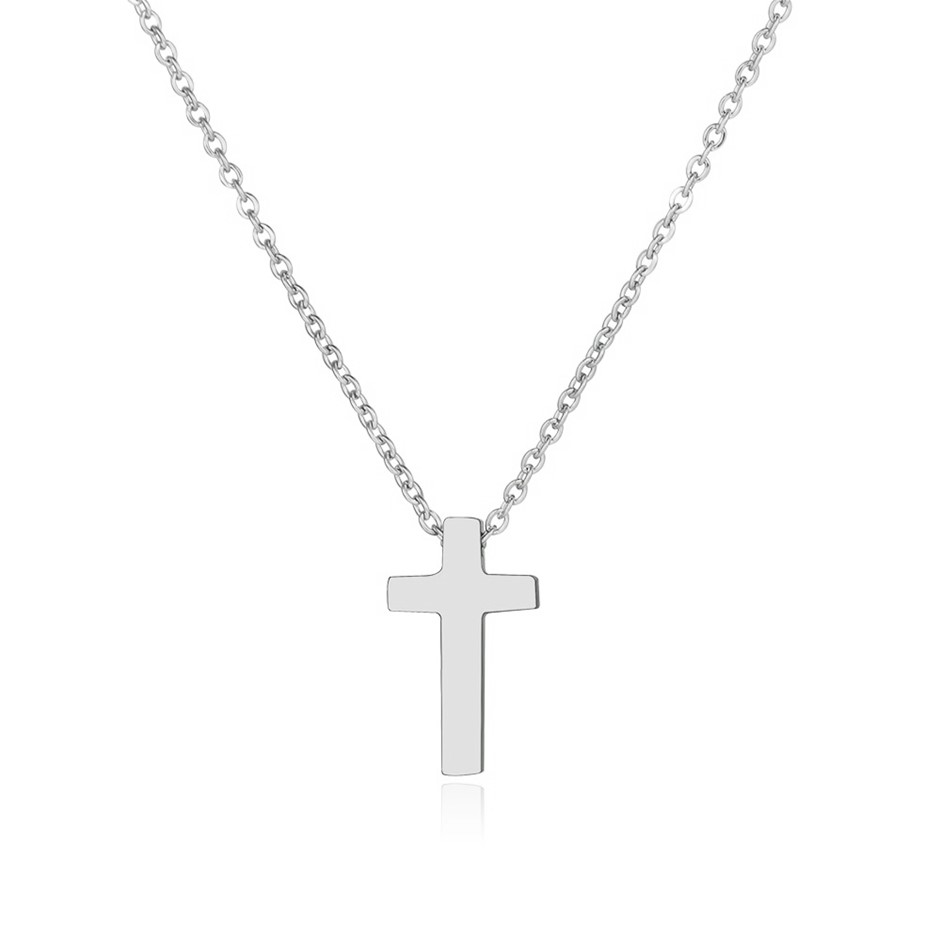 Stainless Steel Cross Pendant Necklace