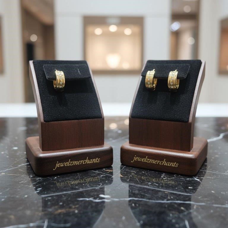 22K/Italy  Gold Filled Earring -(stamped 22K/Italy)-Warranty Quality-Bonus