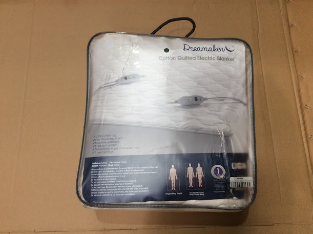 Dreamaker 9009847R Cotton Quilted Electric Blanket