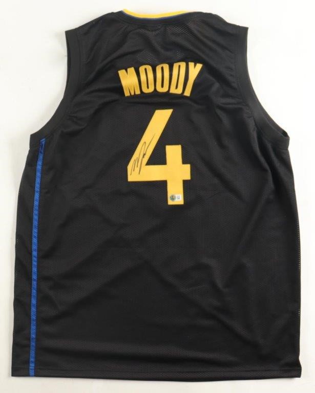 NBA CHAMPION MOSES MOODY SIGNED JERSEY