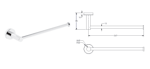 Towel Holder CHROME