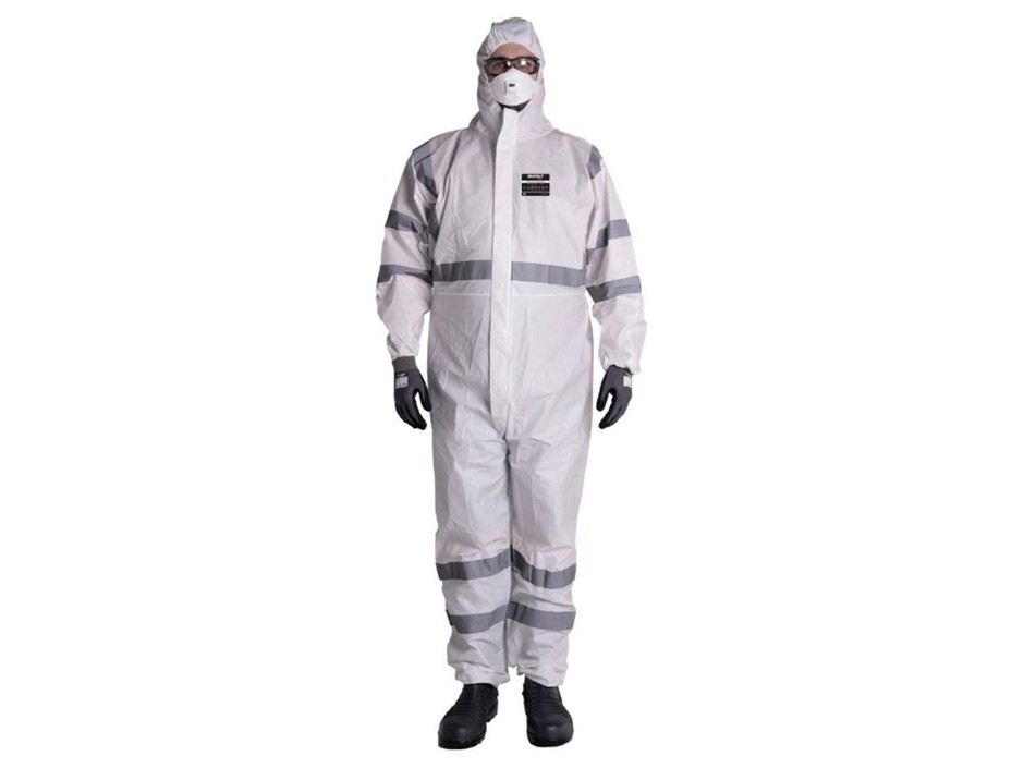 Type 5/6 Microporous X-Taped Disposable Coveralls - Size M - Pallet of 500