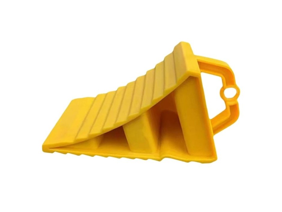 Moulded Plastic Wheel Chock - 200 x 120 x 110mm