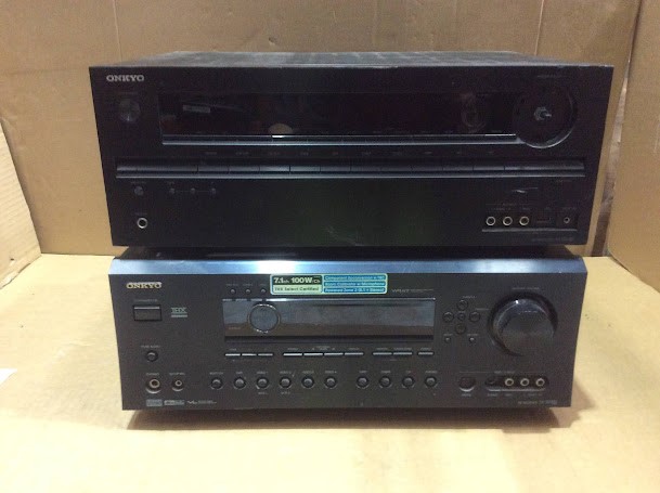 Onkyo TX-SR702&HT-R648 AV Receivers (Lot of 2)