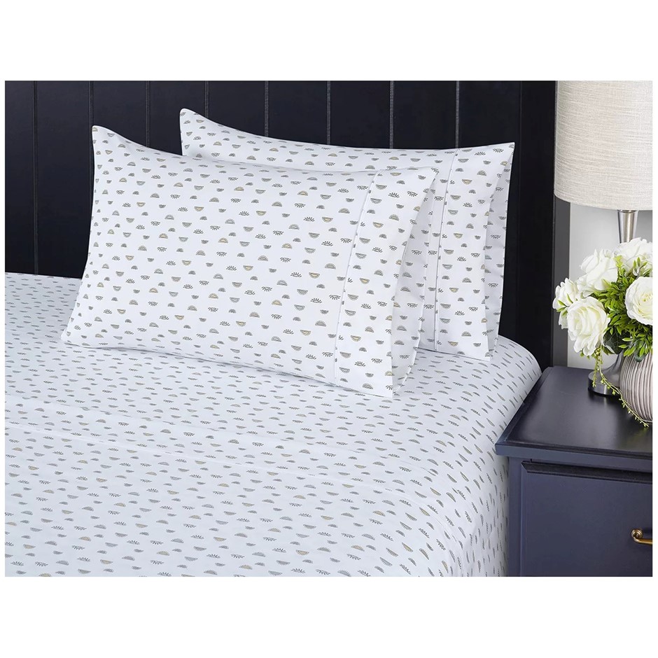 SOUTH POINT 6pc Sheet Set, King, Super Suns. NB: Not in original packaging.