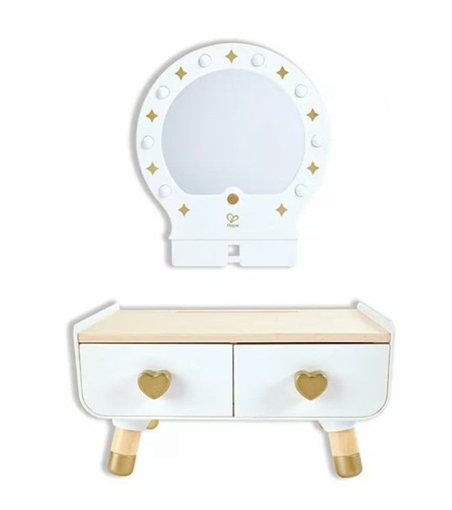 HAPE My Sparkling Vanity Mirror Toy Set. N.B: Not in original box, does not