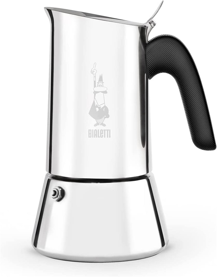BIALETTI New Venus Induction Stovetop Coffee Maker, 10 Cup Capacity, 230W,