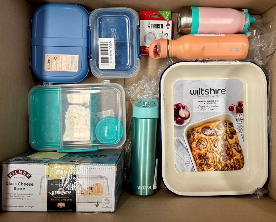 24 x Assorted Kitchenware Products, DECOR, SISTEMA, TEFAL & More. Incl: Coo