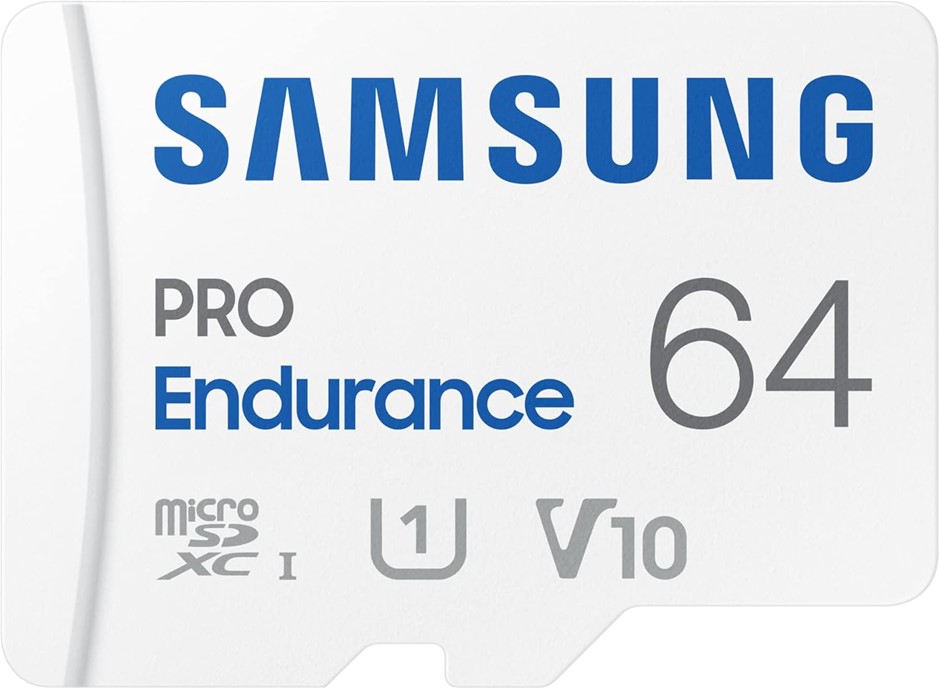 SAMSUNG PRO Endurance 64GB MicroSDXC Memory Card with Adapter for Dash Cam,
