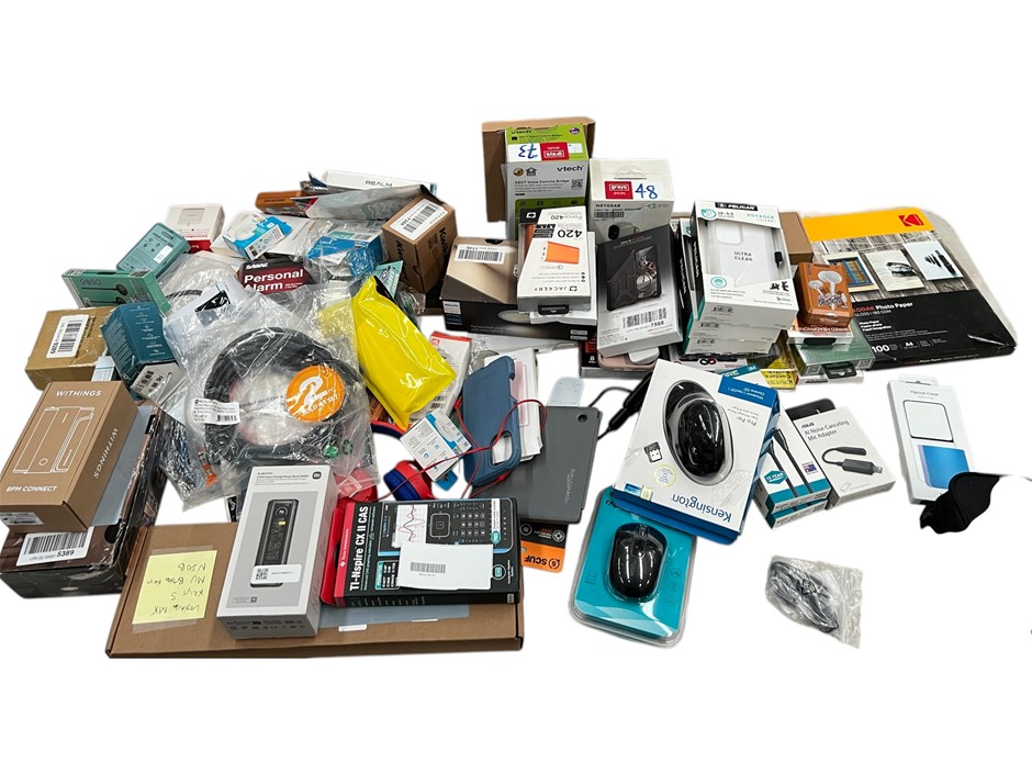 Assorted Electronics & Accessories (Big Box). NB: Products Are Untested/Con