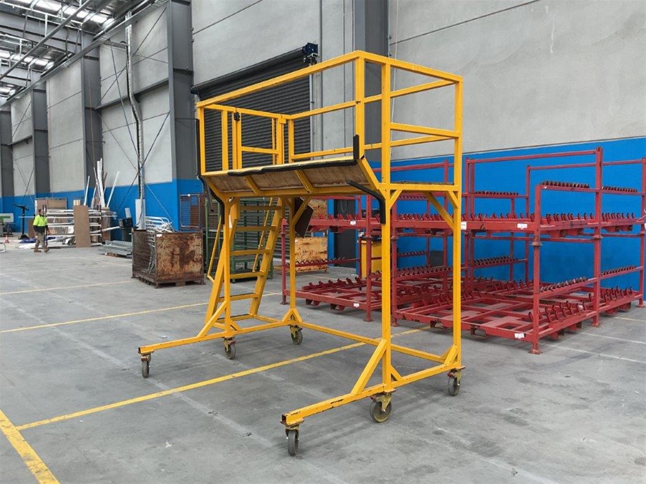 Steel Work Platform on Castors