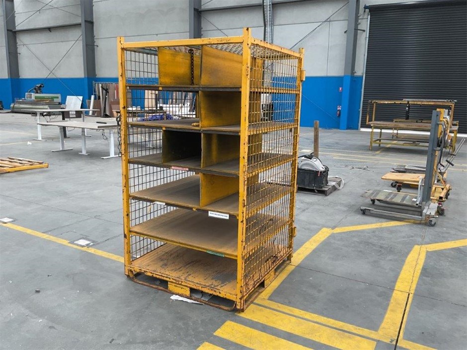 Shelving Cage with Timber
