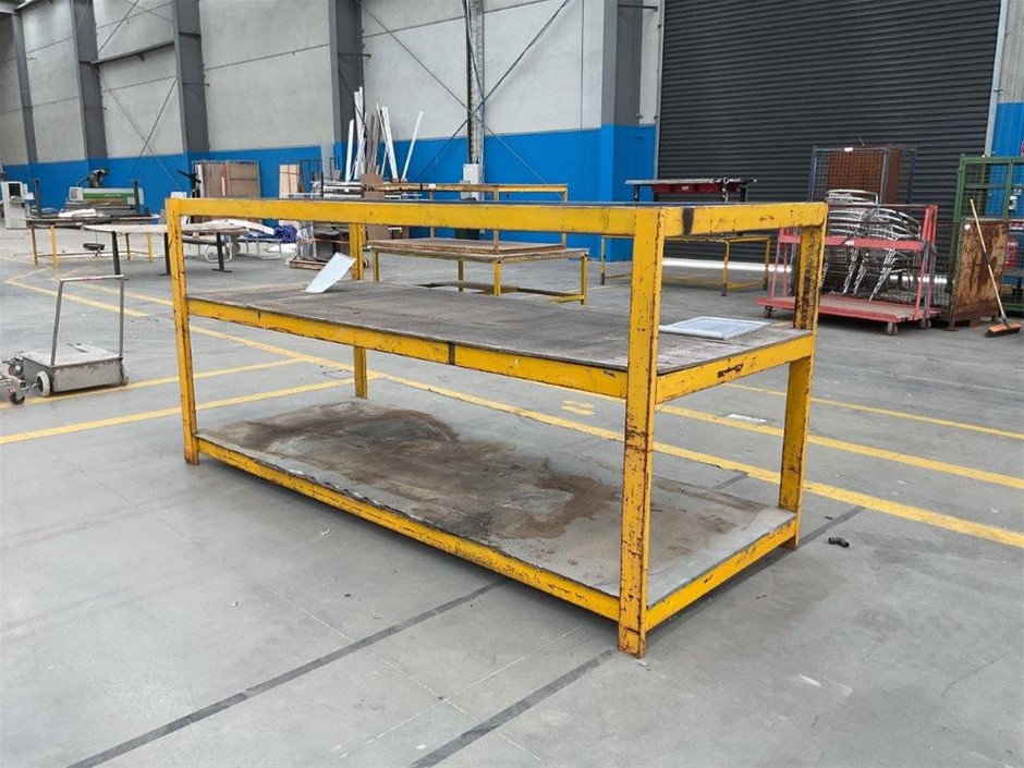 Steel Frame with Timber Shelves
