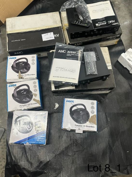 END OF LEASE SALE: Mixed lot of AMC and portable CD players